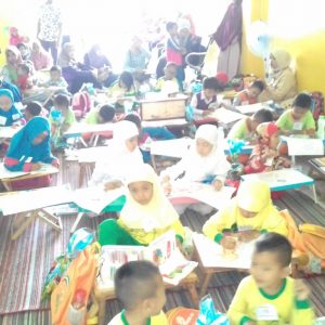 Lomba Tahfizh dan Mewarnai tingkat TK Se-Cianjur
