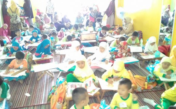 Lomba Tahfizh dan Mewarnai tingkat TK Se-Cianjur